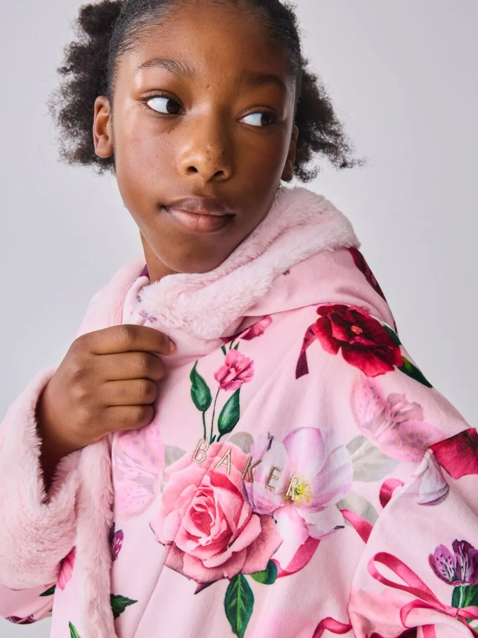 Roze - Baker by Ted Baker All Over Floral Print Robe