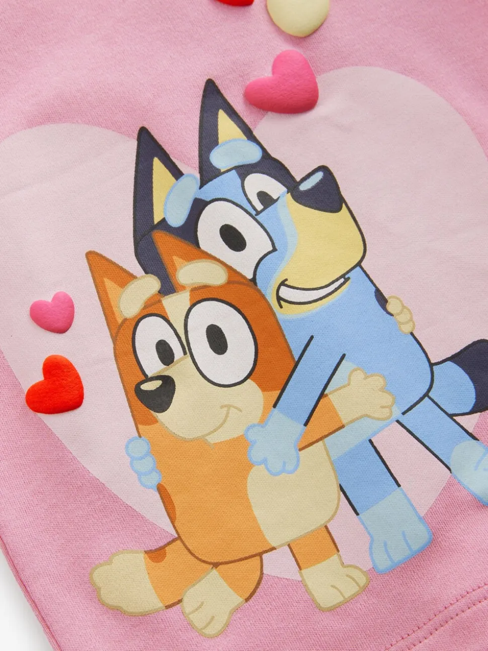 Roze - Bluey Knusse pyjama's met lange mouwen van 100% katoen, 2 verpakking (12mnd-8jr)