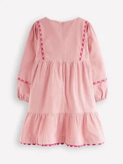 Roze - Boden Clover Blouson Cord Dress