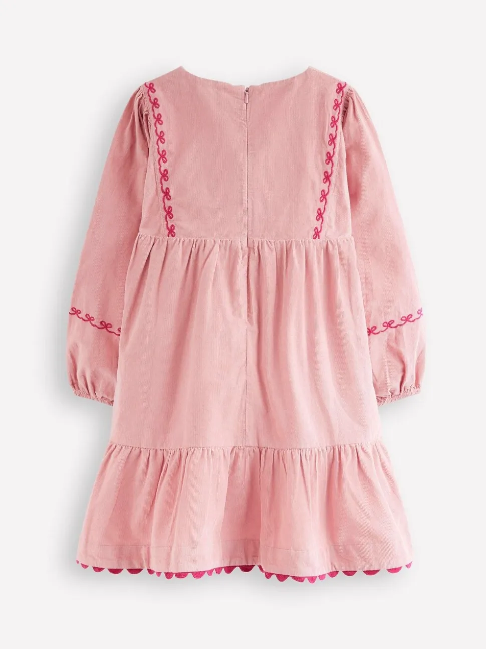 Roze - Boden Clover Blouson Cord Dress