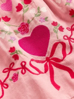 Roze - Boden Clover Blouson Cord Dress