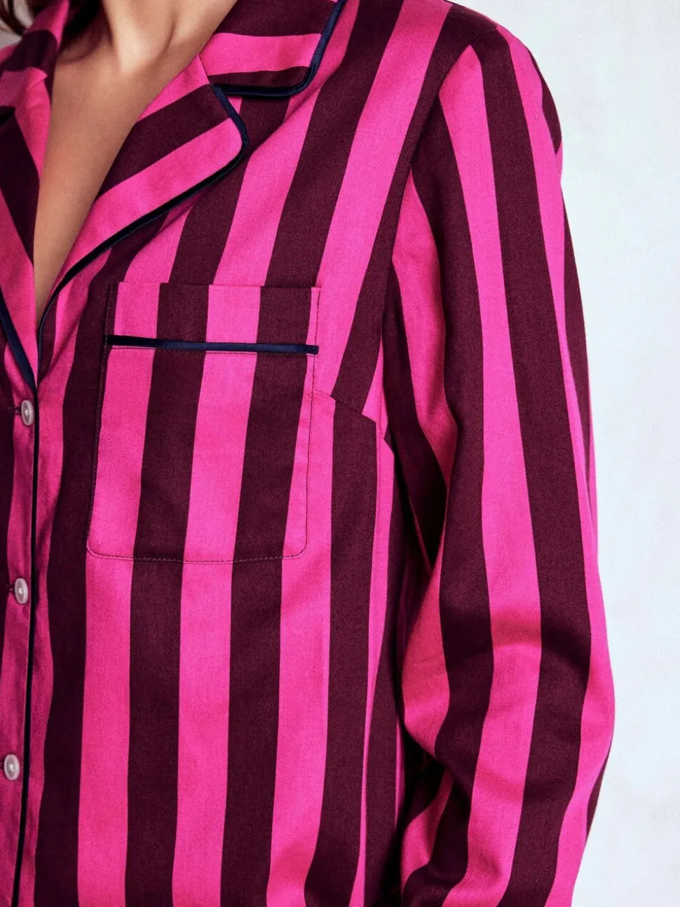 Roze - Boden Cotton Pyjama Shirt