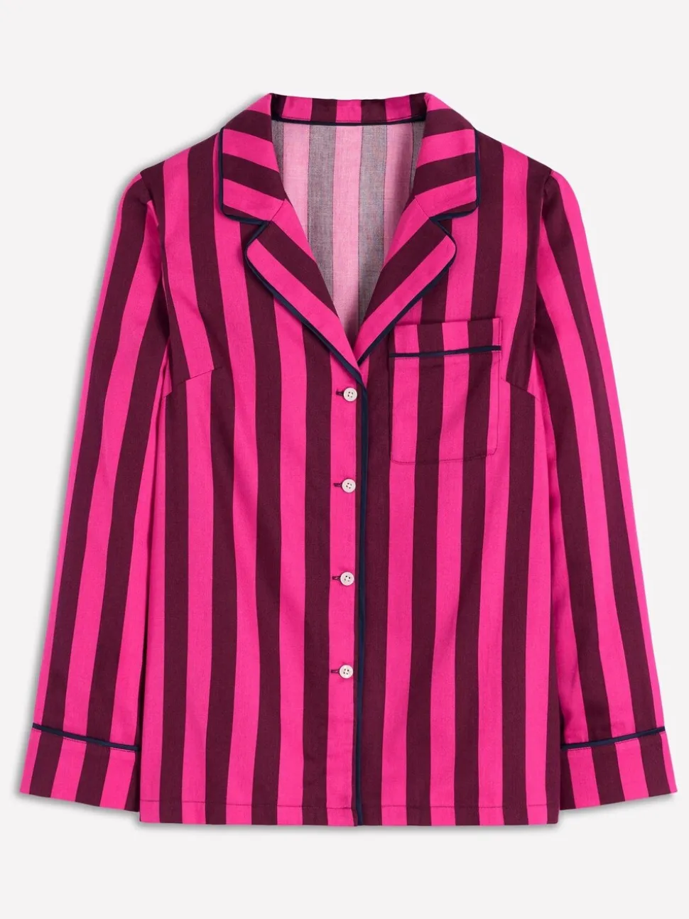 Roze - Boden Cotton Pyjama Shirt