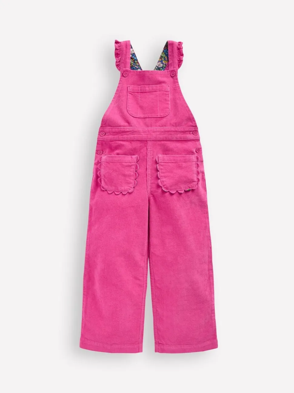 Roze - Boden Frill Dungarees