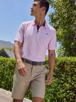 Roze - Calvin Klein Golf Uni poloshirt
