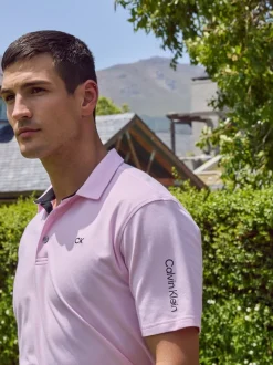 Roze - Calvin Klein Golf Uni poloshirt