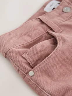 Roze - Corduroy boot cut broek