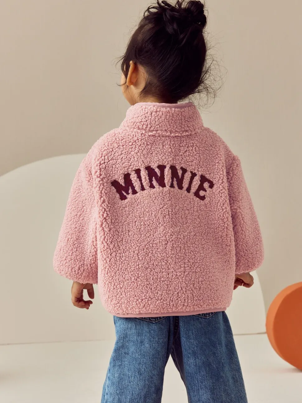 Roze - Disney Minnie fleecetop (3 mnd - 7 jr)