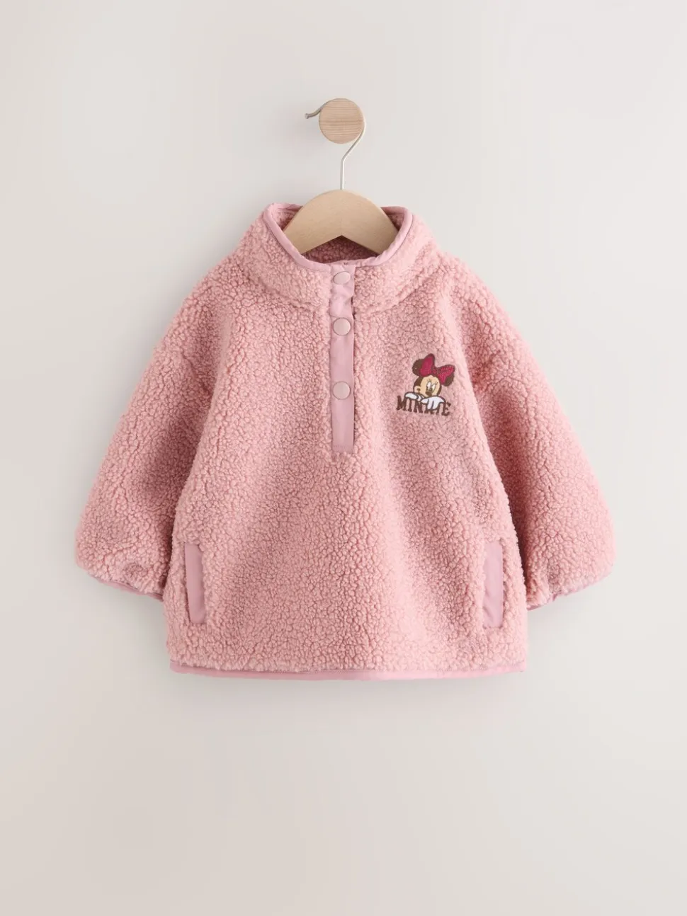 Roze - Disney Minnie fleecetop (3 mnd - 7 jr)