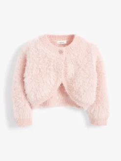 Roze - Donzig vest met bolero (12 mnd- 16 jr)