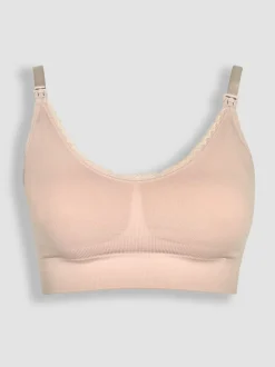 Roze - Emma-Jane Lace Trim Seamless Maternity & Nursing Bra