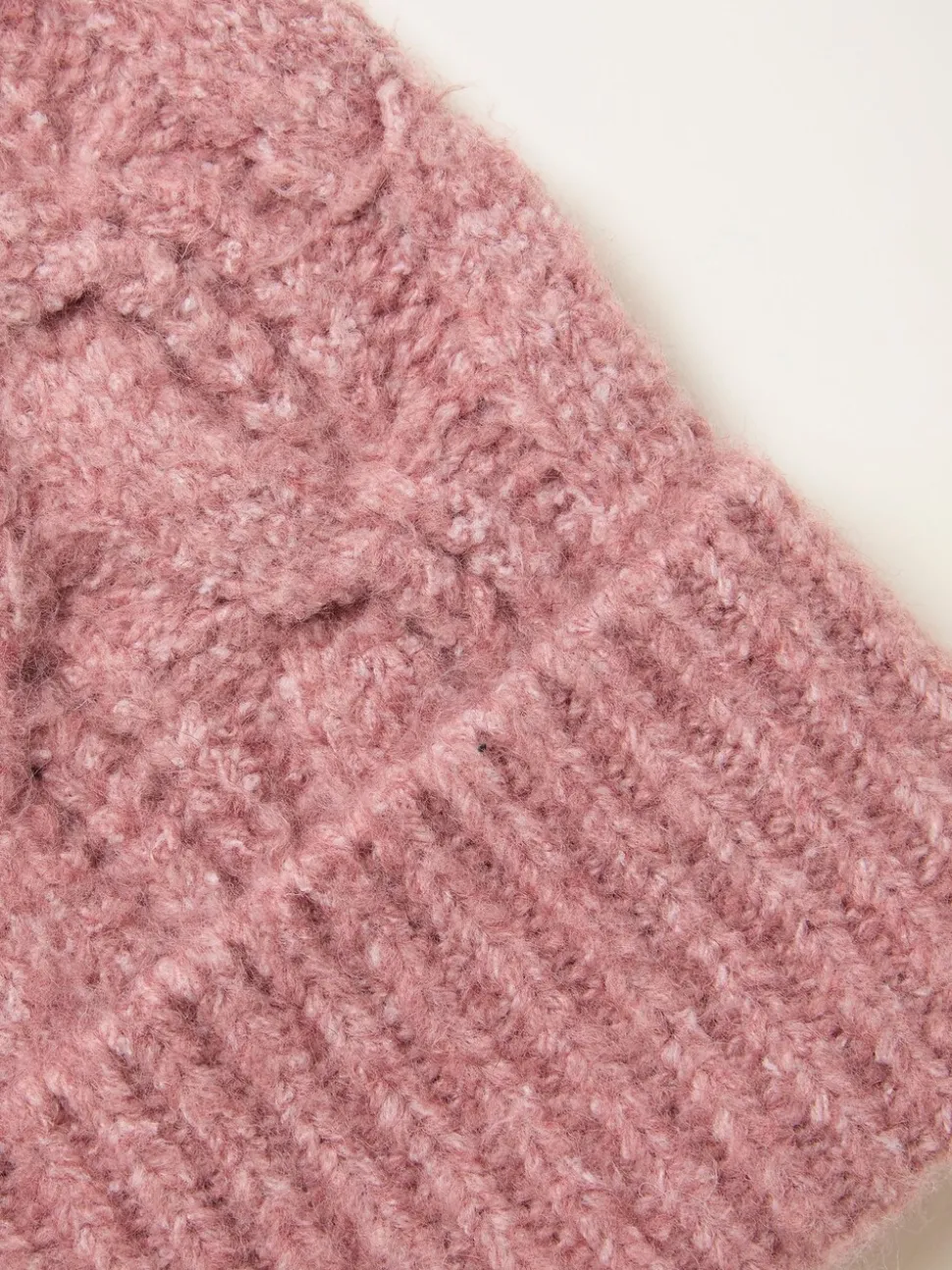 Roze - FatFace Cable Beanie