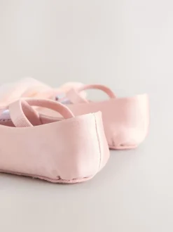 Roze - Feestelijke babyschoenen met strik (0-18mnd)