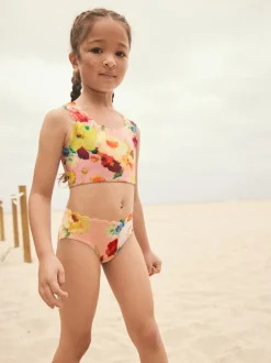 Roze - Floral Scallop Bikini (3-16yrs)
