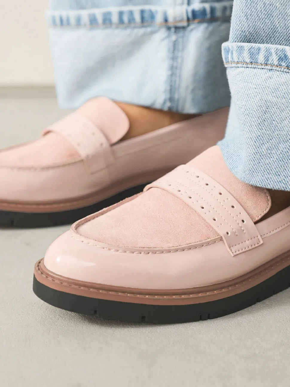 Roze - Forever Comfort® Brogue Instappers