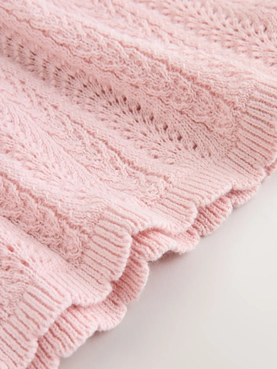 Roze - Gebreide babyjurk (0mnd-2jr)
