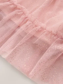 Roze - Gebreide gelegenheidsjurk (3mnd-10jr)
