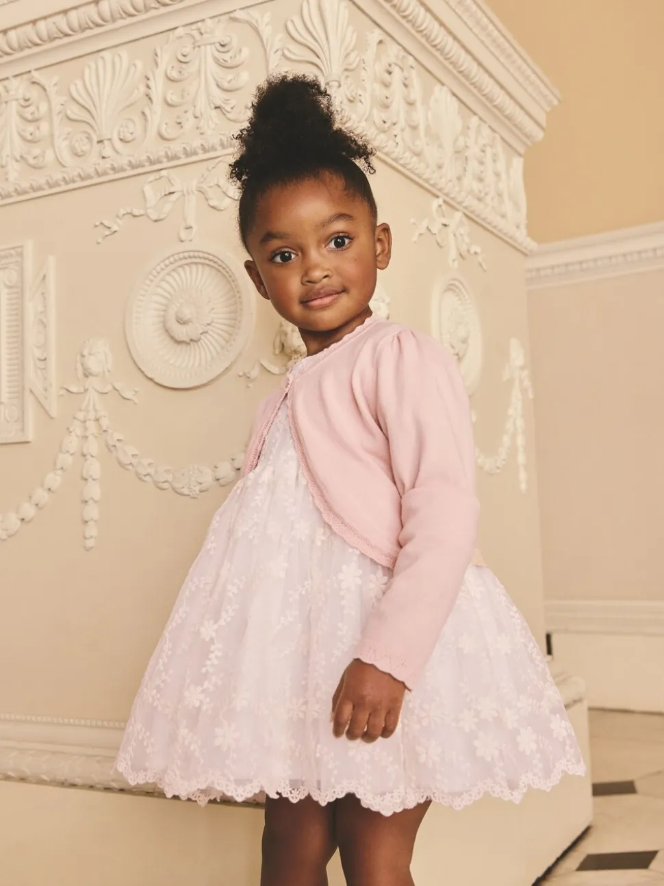 Roze - Gelegenheids bolero (3 mnd- 16 jr)