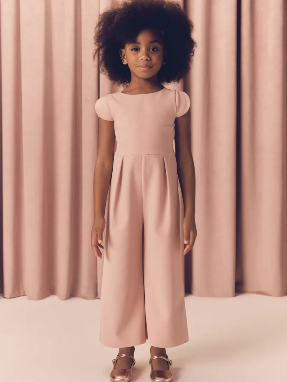 Roze - Gelegenheidsjumpsuit (3-16jr)