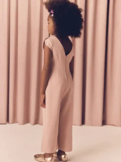 Roze - Gelegenheidsjumpsuit (3-16jr)