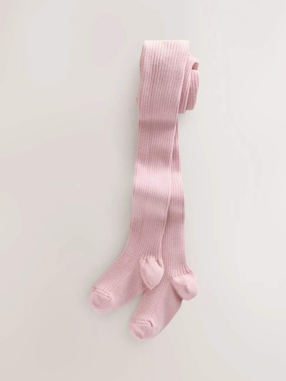 Roze - Geribbelde maillot met hoog katoengehalte