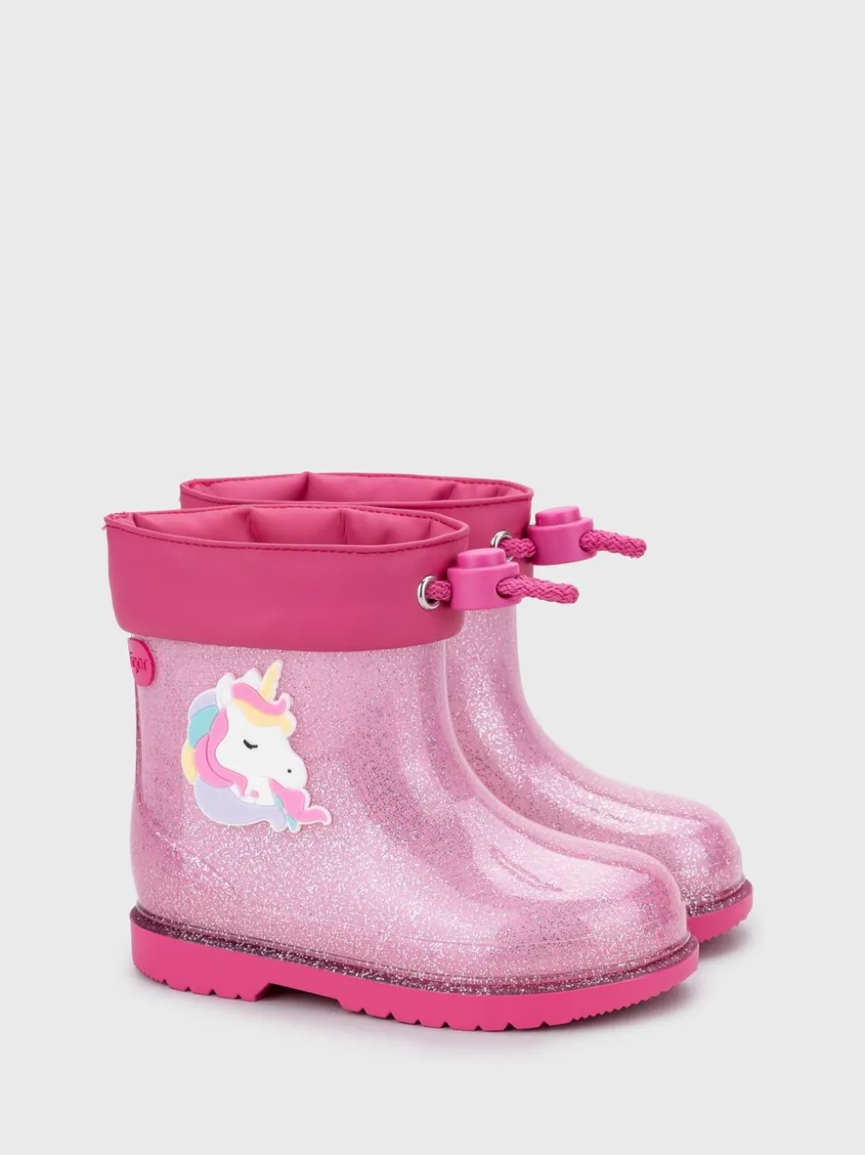 Roze - Igor Glitter Unicorn Ankle Wellies