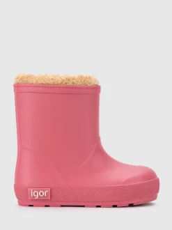 Roze - Igor Yogi nep bont gevoerde warme Laarzen
