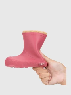 Roze - Igor Yogi nep bont gevoerde warme Laarzen