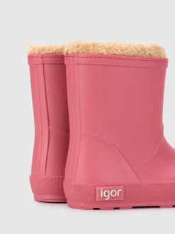 Roze - Igor Yogi nep bont gevoerde warme Laarzen