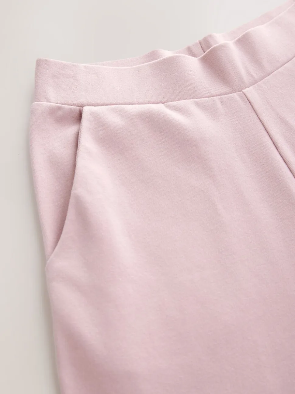 Roze - Jersey broek met wijde pijpen (3-16 jr)