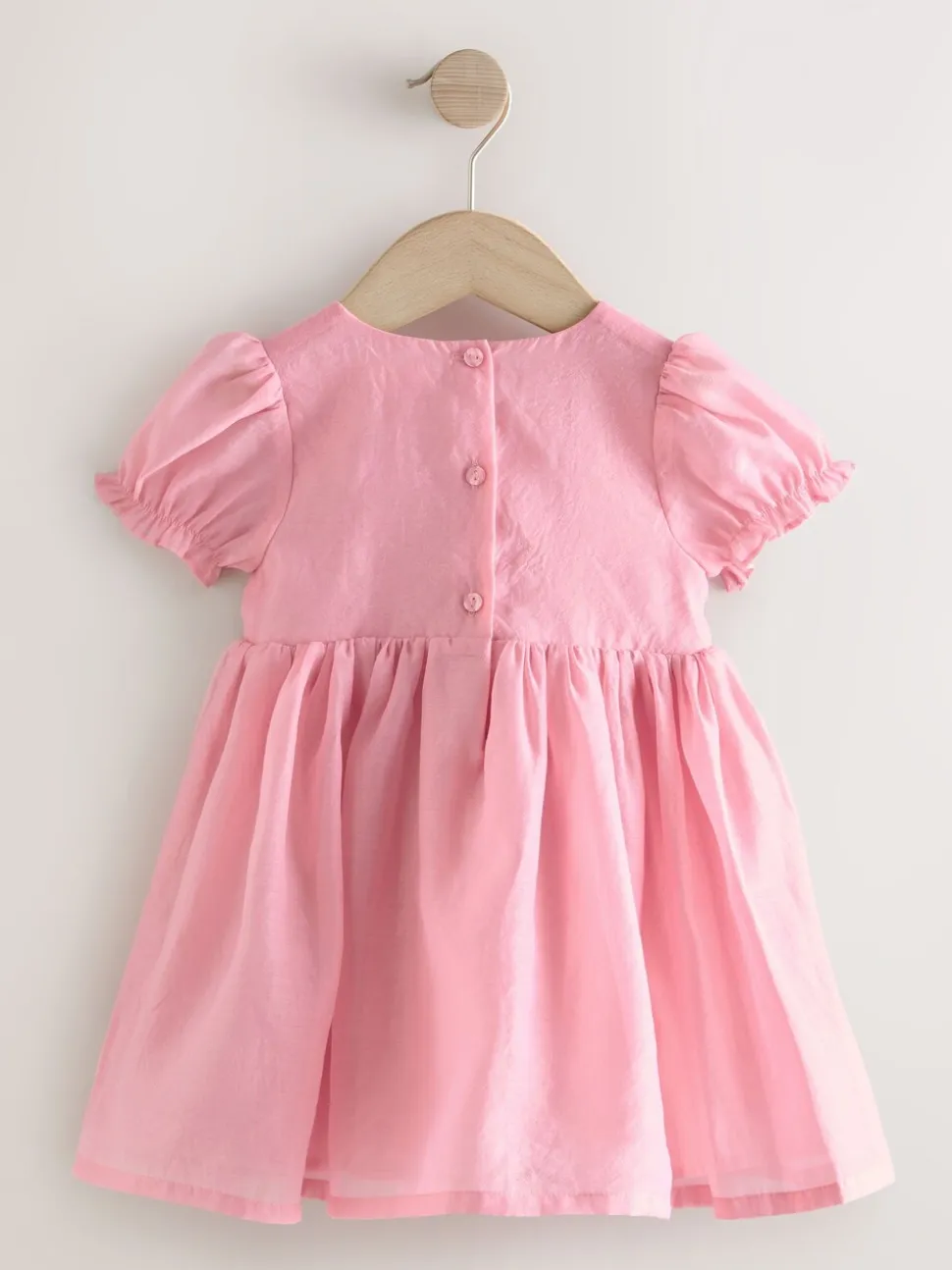 Roze - Jurk met bloemencorsage (3mnd -8jr)