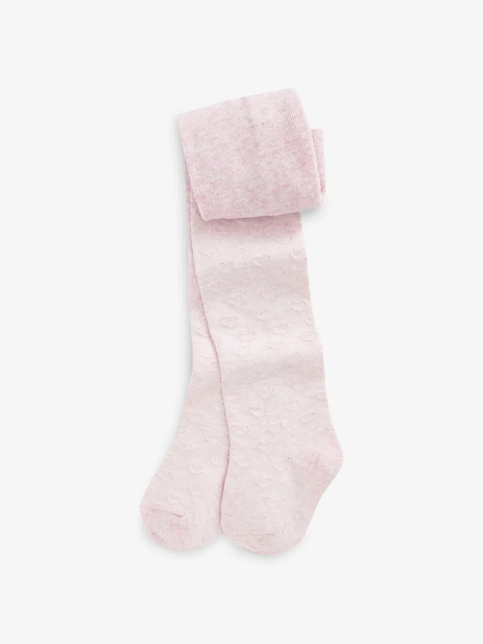 Roze - Katoenrijke maillots met hartjes en textuur