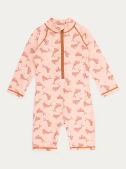 Roze - KIDLY BY MORI 3/4 Sleeve Sunsafe Suit