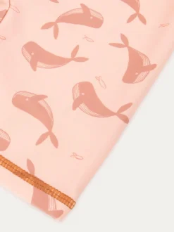 Roze - KIDLY BY MORI 3/4 Sleeve Sunsafe Suit