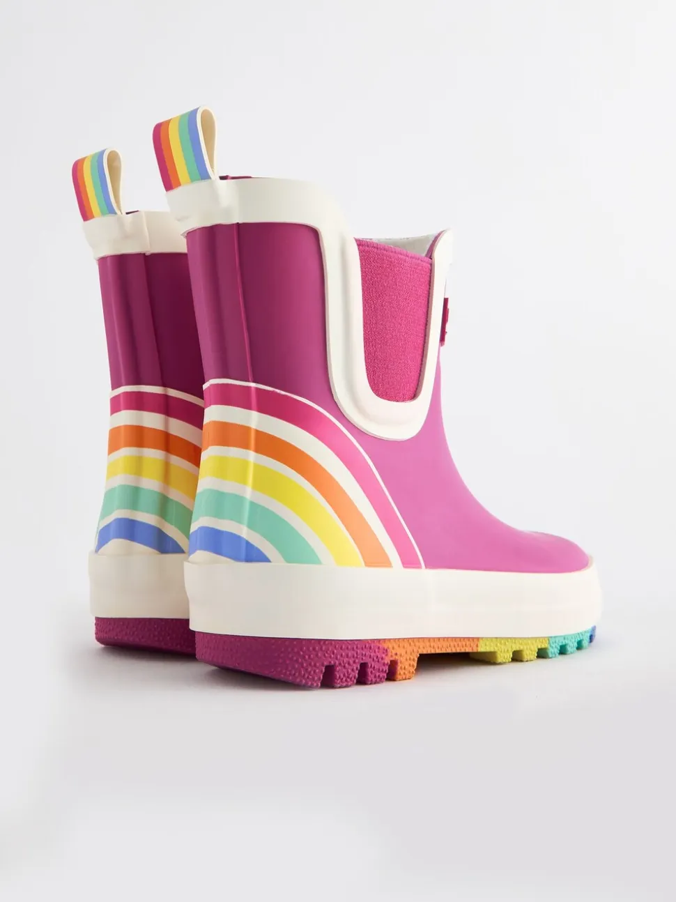 Roze - Little Bird By Jools Oliver Regenlaarzen met regenboog