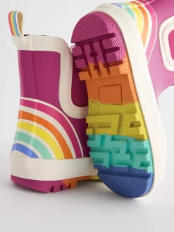 Roze - Little Bird By Jools Oliver Regenlaarzen met regenboog