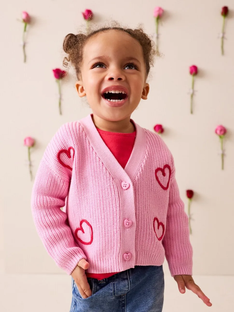 Roze - Love Bug Cardigan (3mths-7yrs)