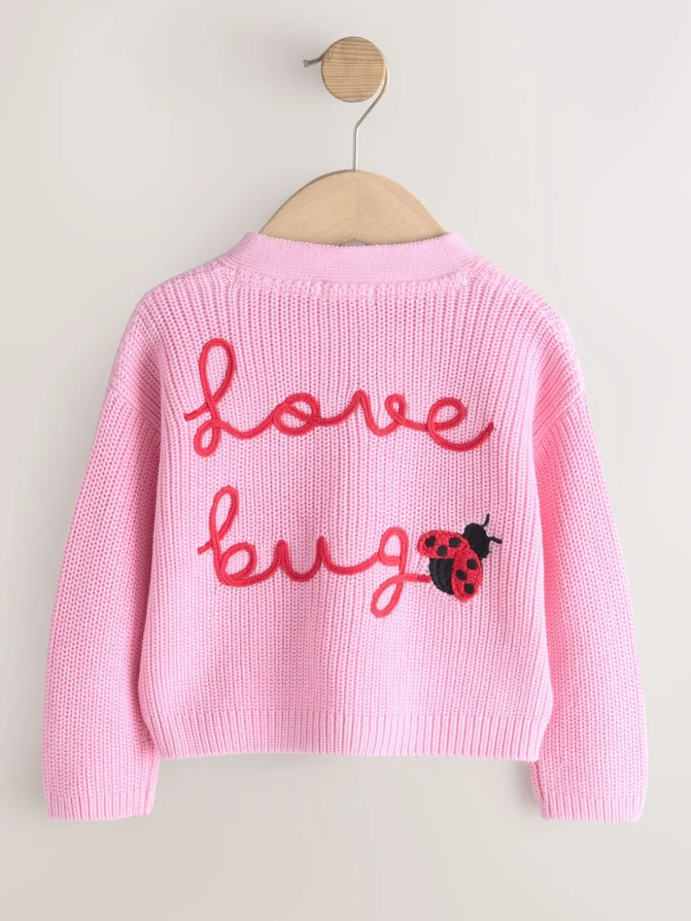 Roze - Love Bug Cardigan (3mths-7yrs)