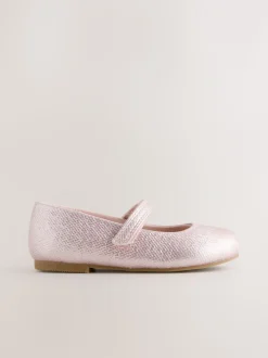 Roze - Mary Jane gelegenheidsschoenen met klittenbandsluiting