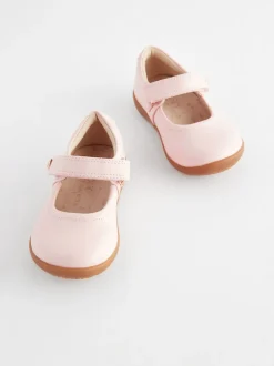 Roze - Mary Jane-schoentjes voor eerste babypasjes