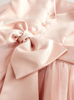 Roze - Meisjesjurk met string (3 mnd-16 jr)