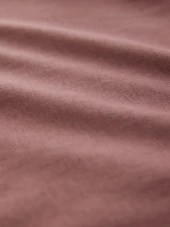 Roze - Normale Pasvorm - Essentieel katoenen T-shirt met ronde hals