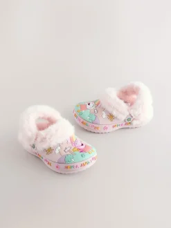 Roze - Peppa Pig behaaglijke gevoerde Pantoffel Klomp
