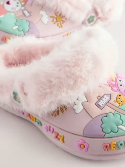Roze - Peppa Pig behaaglijke gevoerde Pantoffel Klomp