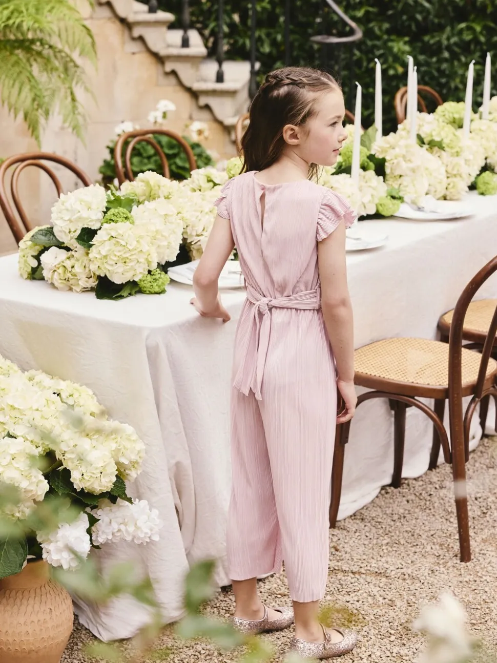 Roze - Plisse Jumpsuit (3-16yrs)