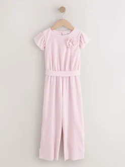 Roze - Plisse Jumpsuit (3-16yrs)