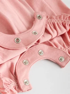 Roze - Print Baby Rompers 3 Pack