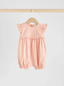 Roze - Print Baby Rompers 3 Pack
