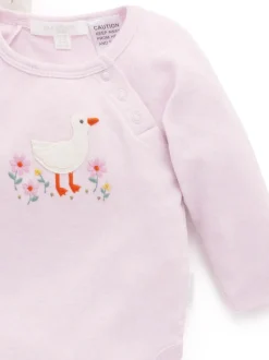 Roze - Purebaby Bodysuits 2 Pack