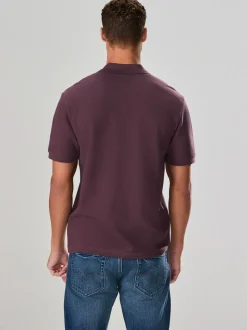 Roze - Regular Fit Textured Smart Polo Shirt